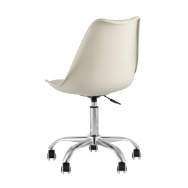 Стул офисный BLOK NEW пластиковый бежевый