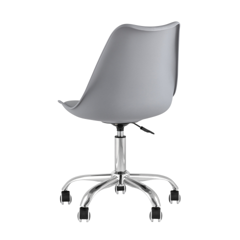 Стул офисный BLOK NEW пластиковый серый