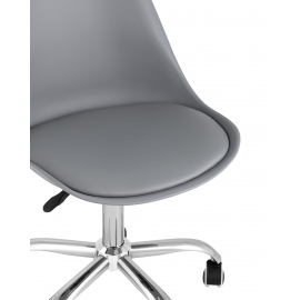 Стул офисный BLOK NEW пластиковый серый