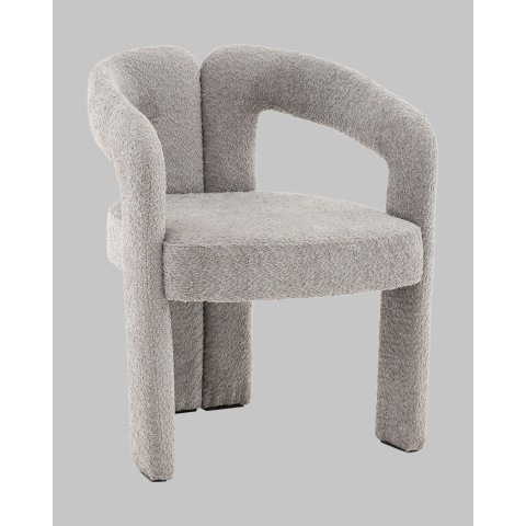 Стул Болинджер букле светло-серый