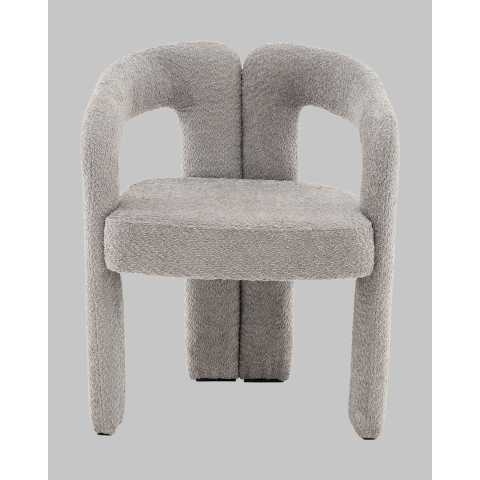 Стул Болинджер букле светло-серый