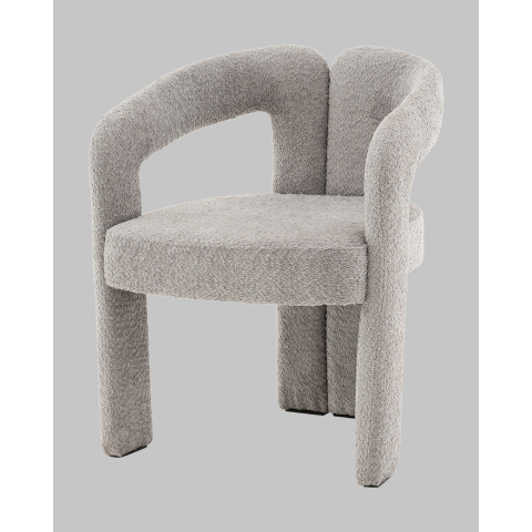 Стул Болинджер букле светло-серый