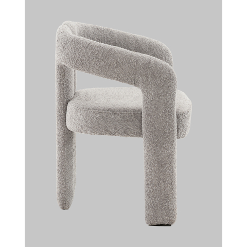 Стул Болинджер букле светло-серый