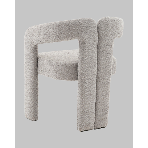 Стул Болинджер букле светло-серый