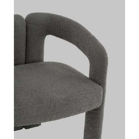 Стул Болинджер букле темно-серый