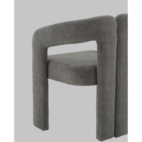 Стул Болинджер букле темно-серый