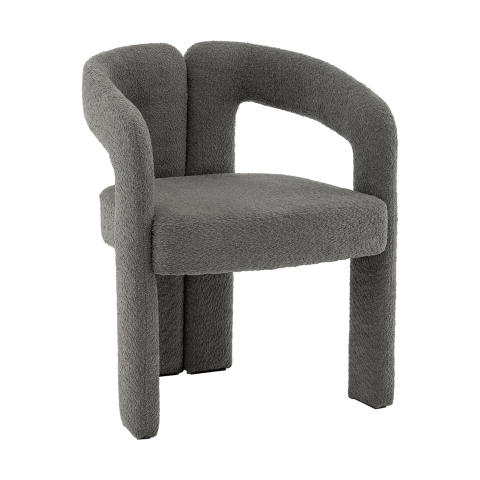 Стул Болинджер букле темно-серый