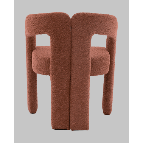 Стул Болинджер букле терракотовый