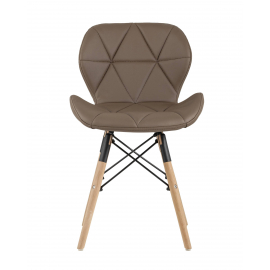 Стул Бон экокожа коричневый
