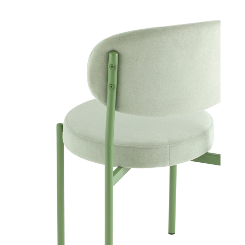 Стул Бриф SN велюр оливковый каркас оливковый муар