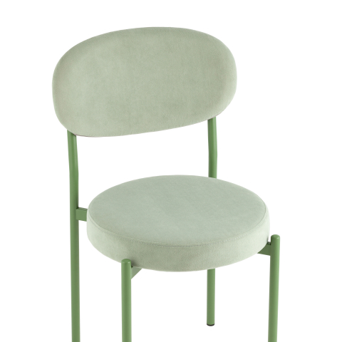 Стул Бриф SN велюр оливковый каркас оливковый муар