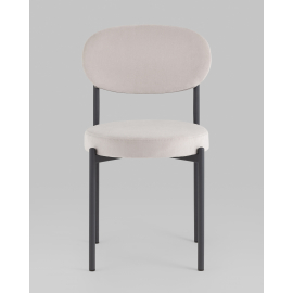 Стул Бриф SN велюр светло-серый каркас антрацитовый муар, 4шт./уп.