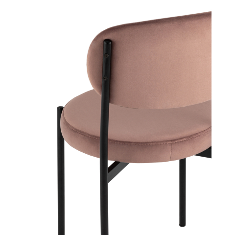 Стул Бриф NEW велюр пыльно-розовый
