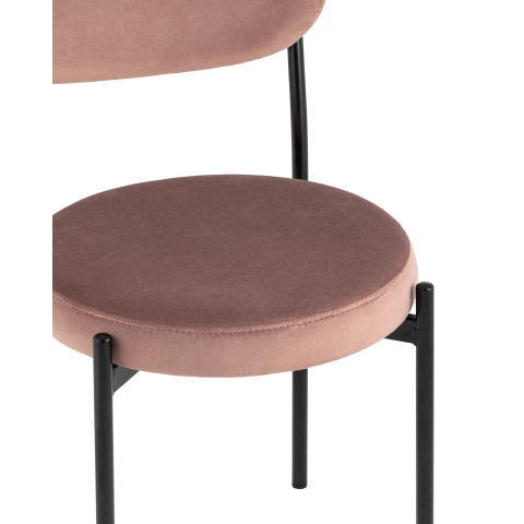 Стул Бриф NEW велюр пыльно-розовый
