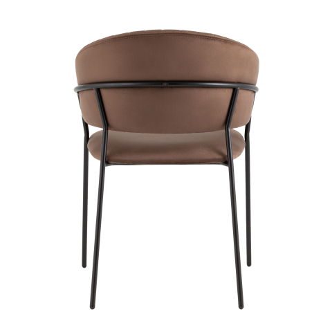 Стул Бруно велюр коричневый