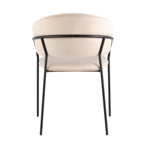 Стул Бруно велюр кремовый