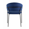 Стул Бруно велюр синий