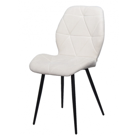 Стул Баттерфляй биг белый velvet lux 58