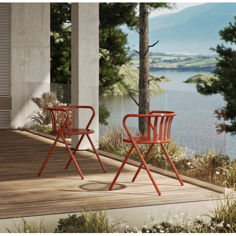 Металлический стул Cesto