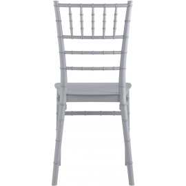 Стул Chiavari (Кьявари) пластик серебряный