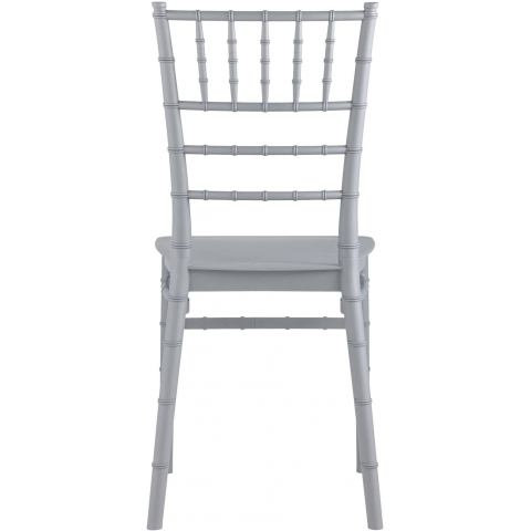 Стул Chiavari (Кьявари) пластик серебряный