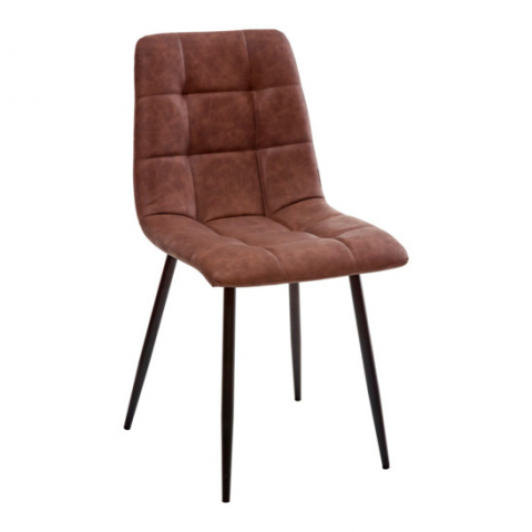 Стул CHILLI RU-05 коричневый винтаж, экокожа PU