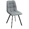 Стул CHILLI SQUARE HK017-12 экокожа серый джинсовый / черный каркас