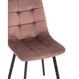 Стул Chilly велюр пыльно-розовый
