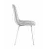 Стул Chilly велюр серебристый ножки белые