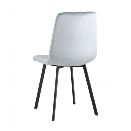 Стул Chilly велюр серо-голубой