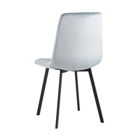 Стул Chilly велюр серо-голубой