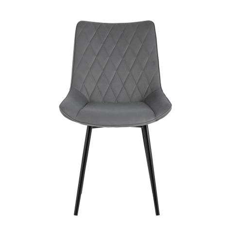 Стул Дарвин велюр тёмно-серый