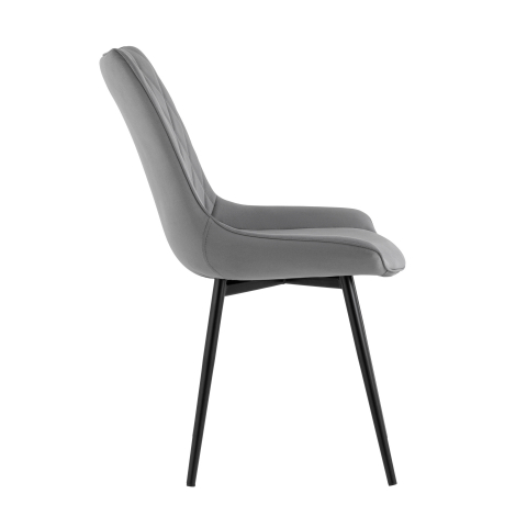 Стул Дарвин велюр тёмно-серый