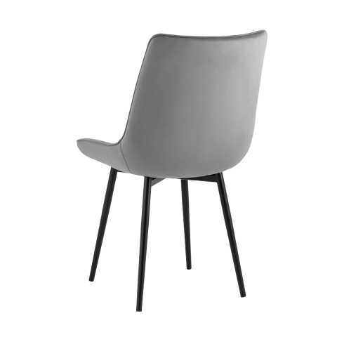 Стул Дарвин велюр тёмно-серый