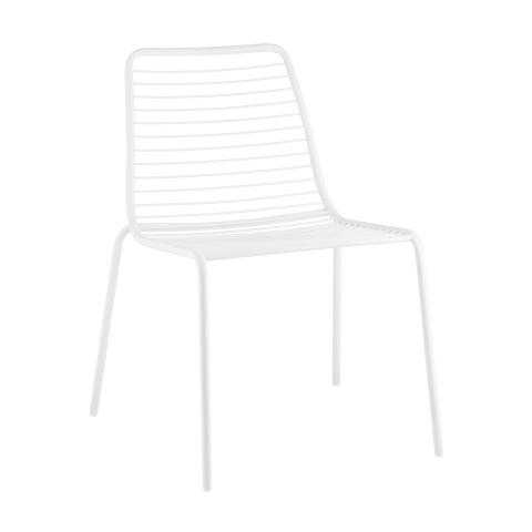Стул Дели металл белый