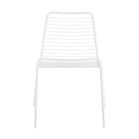 Стул Дели металл белый