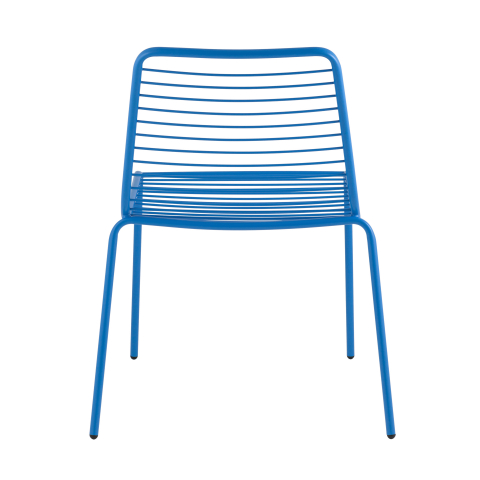 Стул Дели металл голубой