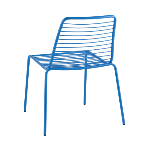 Стул Дели металл голубой