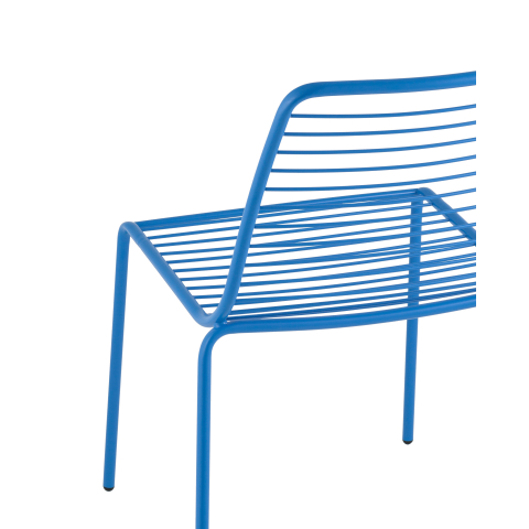 Стул Дели металл голубой