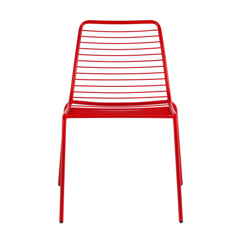 Стул Дели металл красный