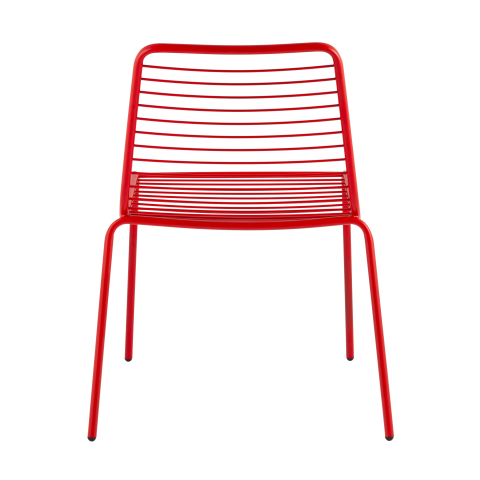 Стул Дели металл красный