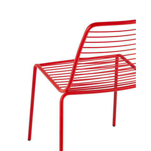 Стул Дели металл красный