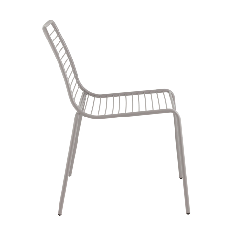 Стул Дели металл серый