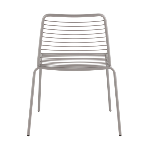 Стул Дели металл серый