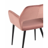 Стул Денди велюр пыльно-розовый