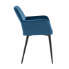 Стул Денди велюр синий