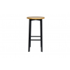 Барный табурет Дежавю КР с деревянным сиденьем