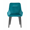 Стул Диана велюр темно-бирюзовый