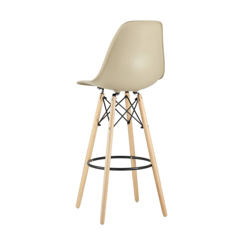 Стул DSW барный бежевый