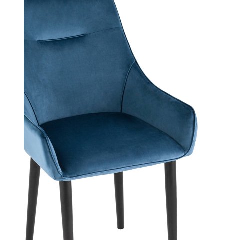 Стул Джоан велюр пыльно-синий